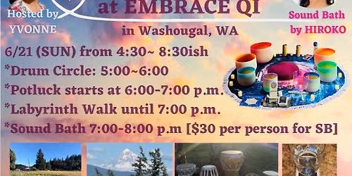 Summer solstice celebration and sound bath!