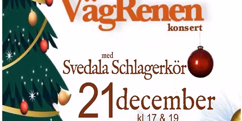 Julsp\u00e5r i v\u00e4grenen - julkonsert med Schlagerk\u00f6ren