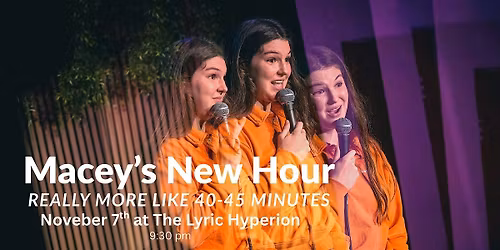 Macey's Hour... Really more like 40-45 minutes