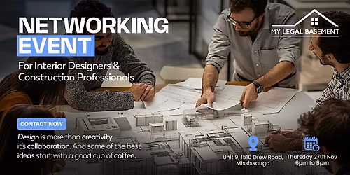 Networking Event For Interior Desingers and Constructions Professionals