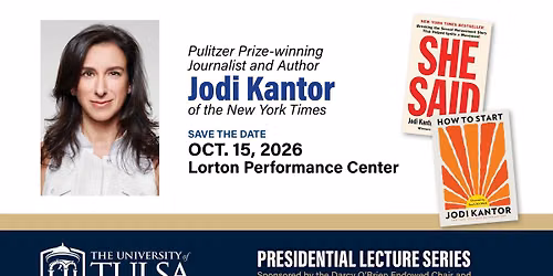 Presidential Lecture Series with Jodi Kantor