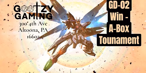 Gundam Card Game GD-02 Win-A-Box Tournament - 11\/30 at 2 pm - Gootzy Gaming, Altoona, PA