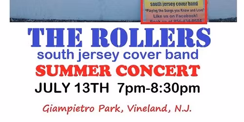 Giampietro Park The Rollers Summer Concert