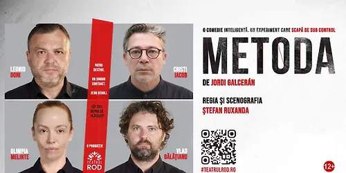 Metoda - de Jordi Galceran - PREMIERĂ la Bucuresti