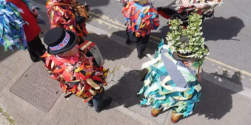 Sompting Village Morris - May procession, Tarring High street