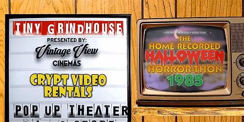 TINY GRINDHOUSE w\/ Crypt Video Rentals - Home Recorded Halloween HorrorThon