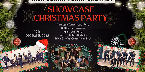 \ud83c\udf84 Grand Christmas Party & End-of-Year Showcase at Juan Rando Dance Academy! 