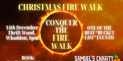 Samuels Charity Christmas Fire Walk