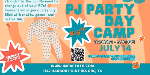 Impact Athletics Pj Party Day Camp\ud83d\udca4\ud83d\ude4c