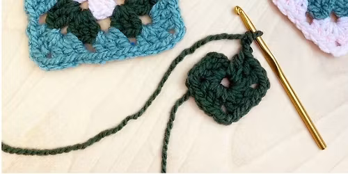 Granny Square Crochet, Sunday, December 14, 2025, 11:00 am-1:00 pm