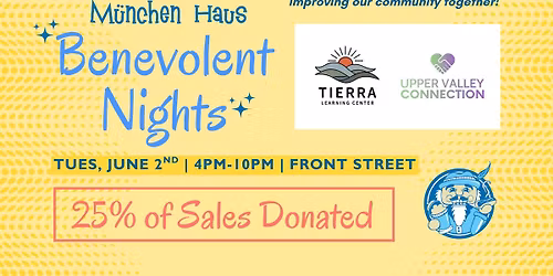 Benevolent Night: Tierra Learning Center and Upper Valley Connection