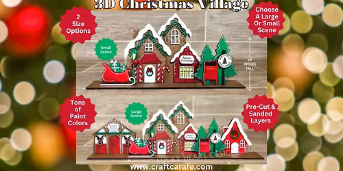 CRAFT & BRUNCH: Christmas Village (ALL-AGES)
