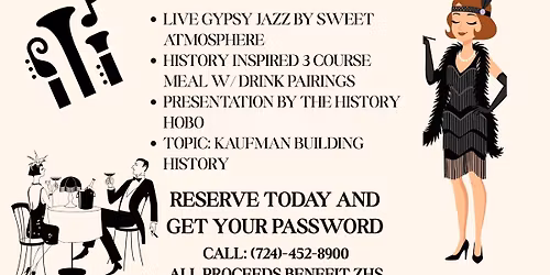 Beneath The Floorboards Historical Dinner: Speakeasy Edition Night 2