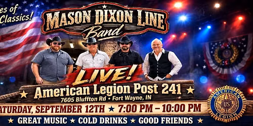 Mason Dixon Line at American Legion Post 241