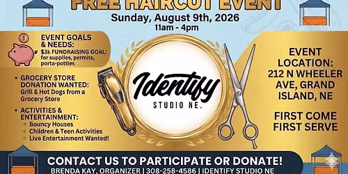 Identify Stuido 2nd Annual Free Haircut Block Party Event