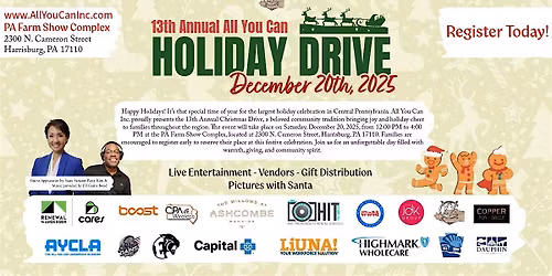 13th Annual Christmas Drive