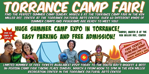 Torrance Camp Fair at the Ken Miller Recreation Center