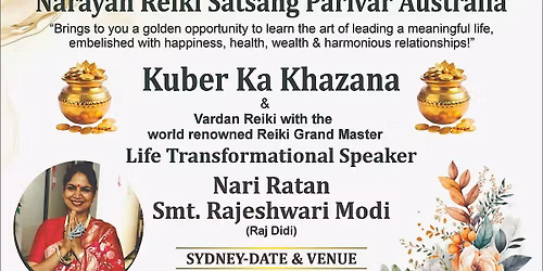 Narayan Reiki Satsang Parivar (NRSP) Australia presents "Kuber ka Khazana"