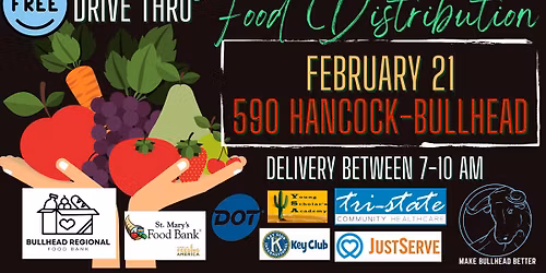 FREE Drive Thru Food Distribution - Feb 21