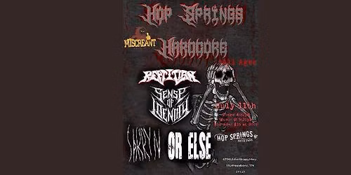 Hop Springs Hardcore w\/ Sense of Identity