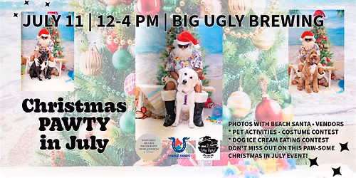 Christmas PAWty in July