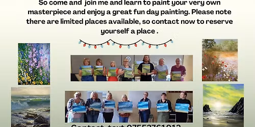 Festive oil painting  workshop  