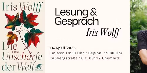 Lesung & Gespr\u00e4ch mit Iris Wolff
