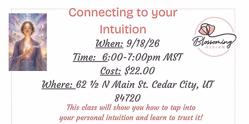 Trusting Your Intution Class-Cedar City UT