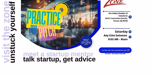 Nov 15 - Startup - Pitch Practice & Mentorship [Arrive Any Time]