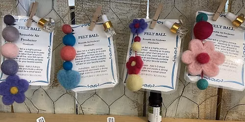 Needle Felting-Car Vent Air Freshener