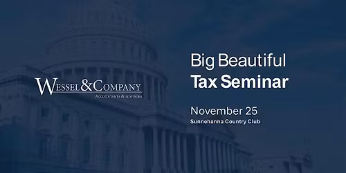 Big Beautiful Tax Seminar