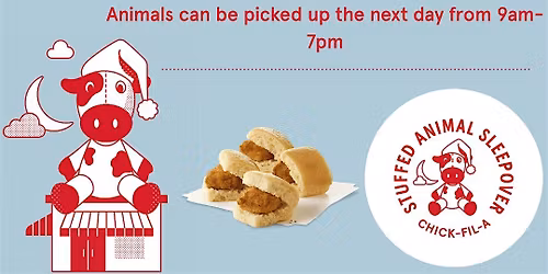 Stuffed Animal Sleepover at Chick-fil-A Buckland Hills