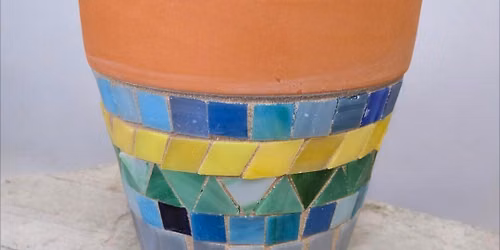 DIY Workshop: Create a Mosaic Planter  - August 13th (6:30pm-8:30pm)