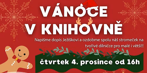 V\u00e1noce v knihovn\u011b - d\u00edlni\u010dka pro d\u011bti