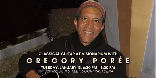 \u2728 Guitar Magic with Gregory Por\u00e9e at Visionarium! \u2728