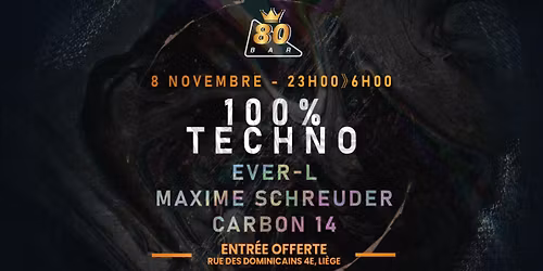 FULL TECHNO EVER-L\/ CARBON 14\/ MAXIME SCHREUDER