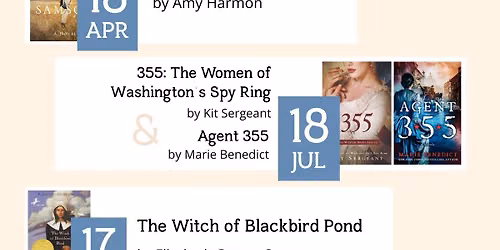 Carlyle House Historical Fiction Book Club