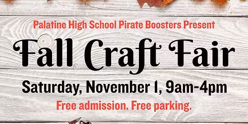 PHS Pirate Boosters 2025 Fall Craft Fair