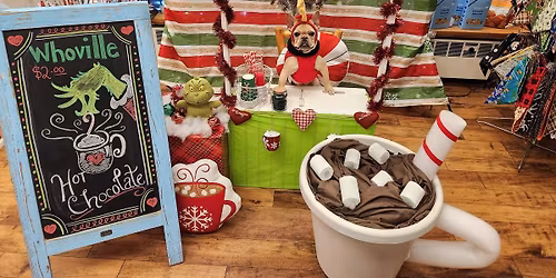 Cookie Crumble and Whoville Hot Chocolate Booth Photo Op