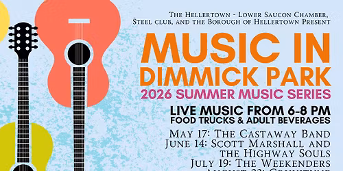 Music in Dimmick Park Summer Concert Series 2026: The Castaway Band