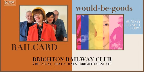 Railcard\/Would-be-goods,Matinee Gig,  Brighton Railway Club, Brighton, 13\/09\/26