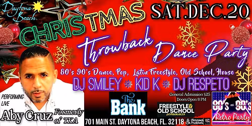 Christmas Freestyle and Old School Dance Party!