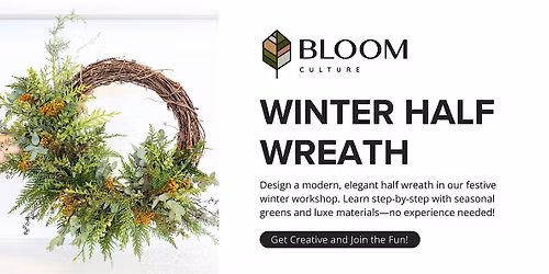 Winter Half Wreath Workshop