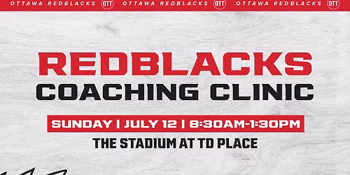 REDBLACKS coaching clinic