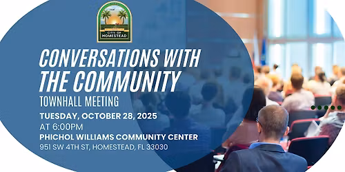 Conversations with the Community Townhall Meeting