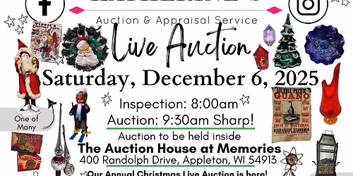 Annual Vintage Christmas Live Auction!