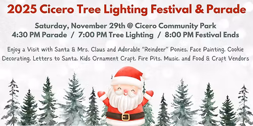 Cicero Tree LIghting Festival & Parade