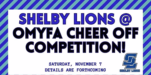 SAVE THE DATE: OMYFA Cheer Off Competition