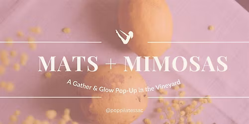 Mats + Mimosas: A Gather & Glow Picnic Pop-Up in the Vineyard \u2600\ufe0f