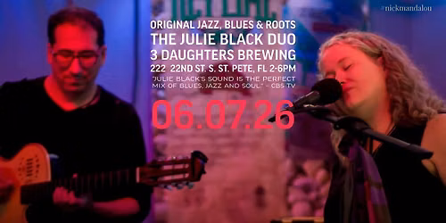 The Julie Black Duo at 3 Daughters Brewing \ud83c\udf7bSt. Pete  